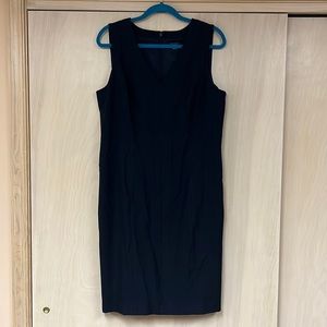 Navy Blue Ann Taylor Sheath Dress